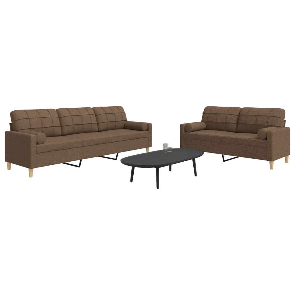 Sofasæt 3 Dele Stof