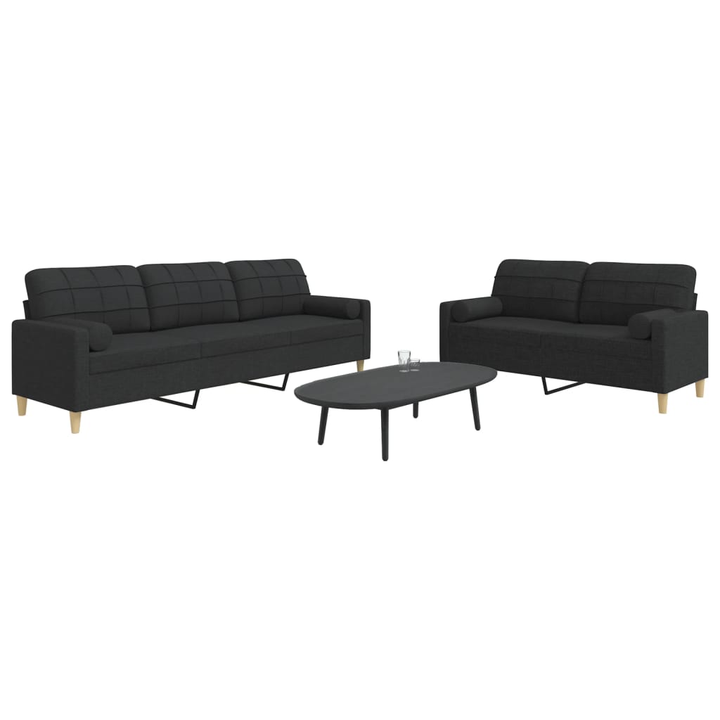 Sofasæt 3 Dele Stof