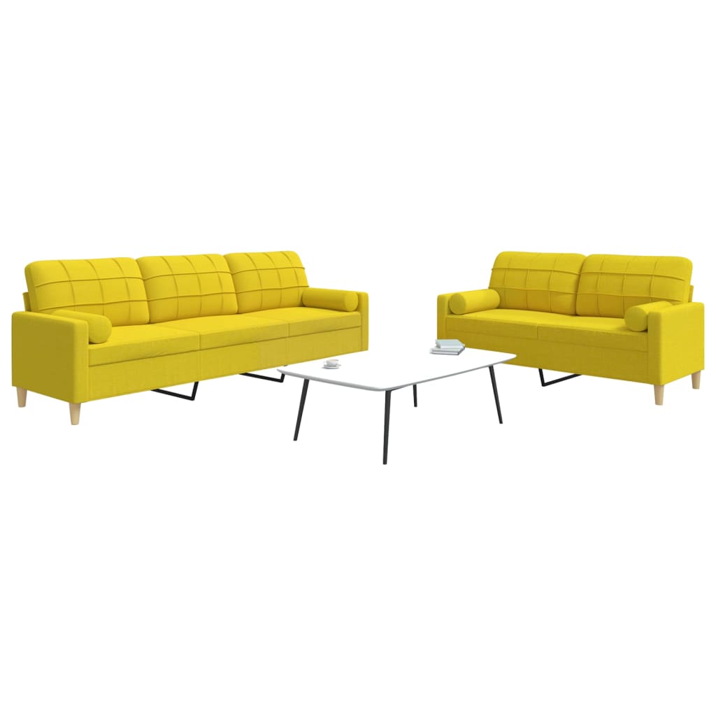 Sofasæt 3 Dele Stof