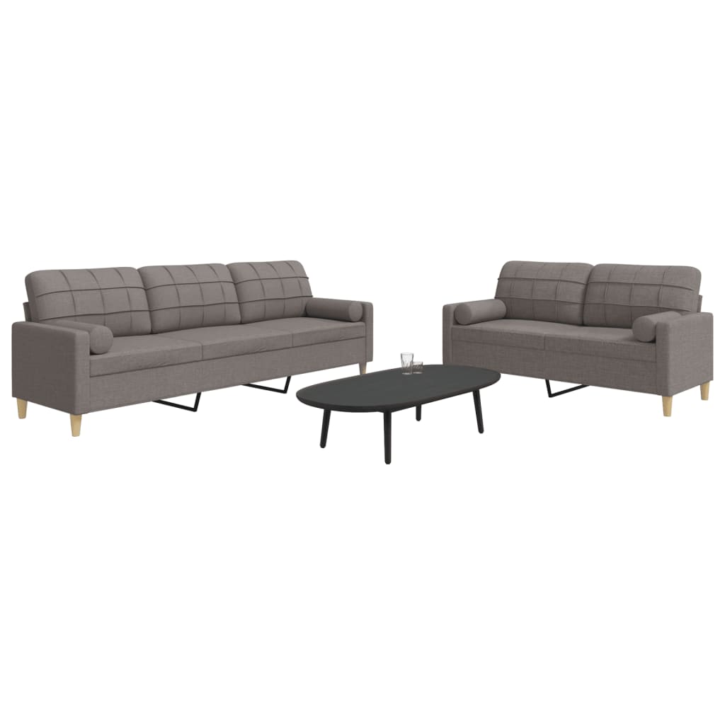 Sofasæt 3 Dele Stof