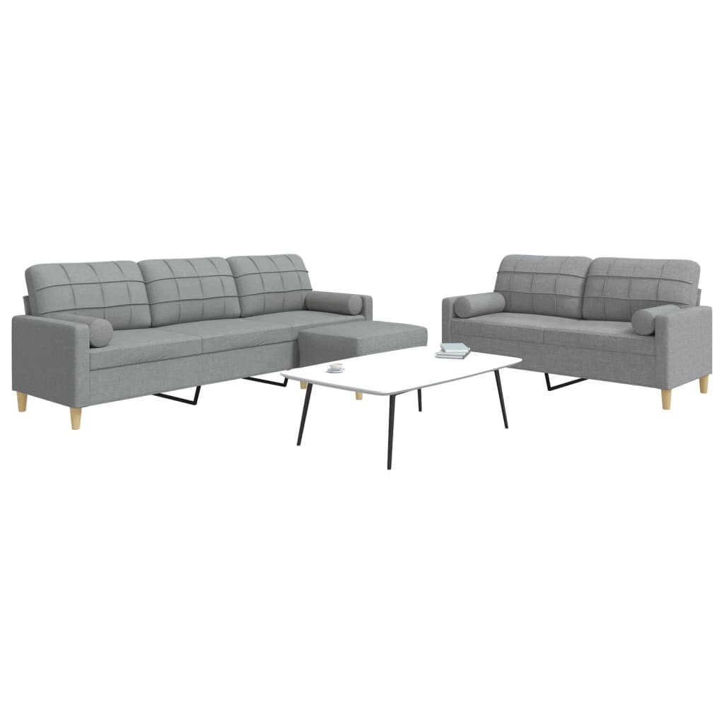 Sofasæt 3 Dele Stof
