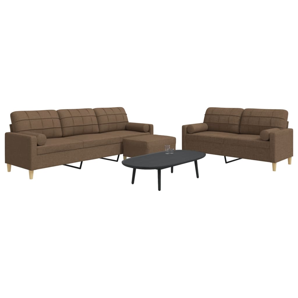 Sofasæt 3 Dele Stof