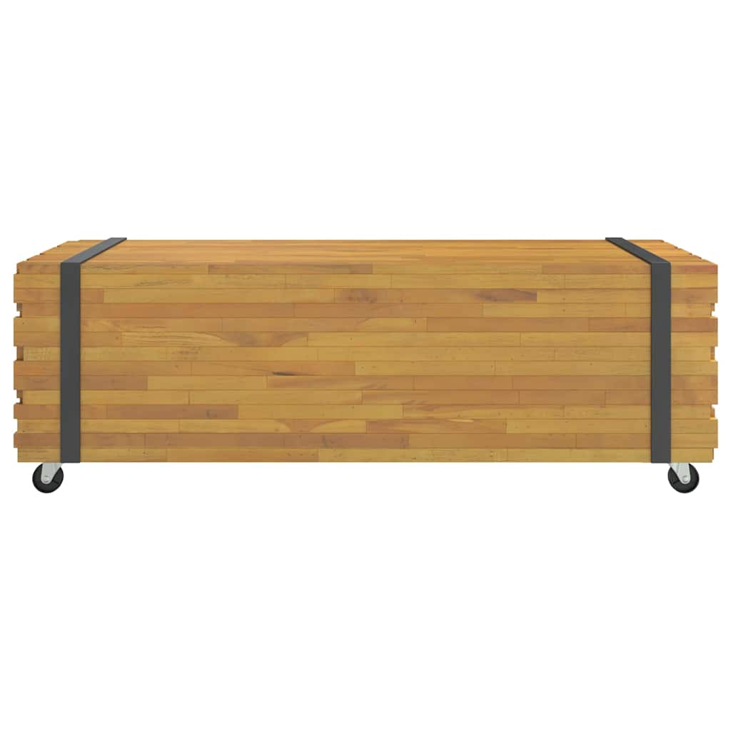 Sofabord 110X45X35 Cm Massivt Teaktræ
