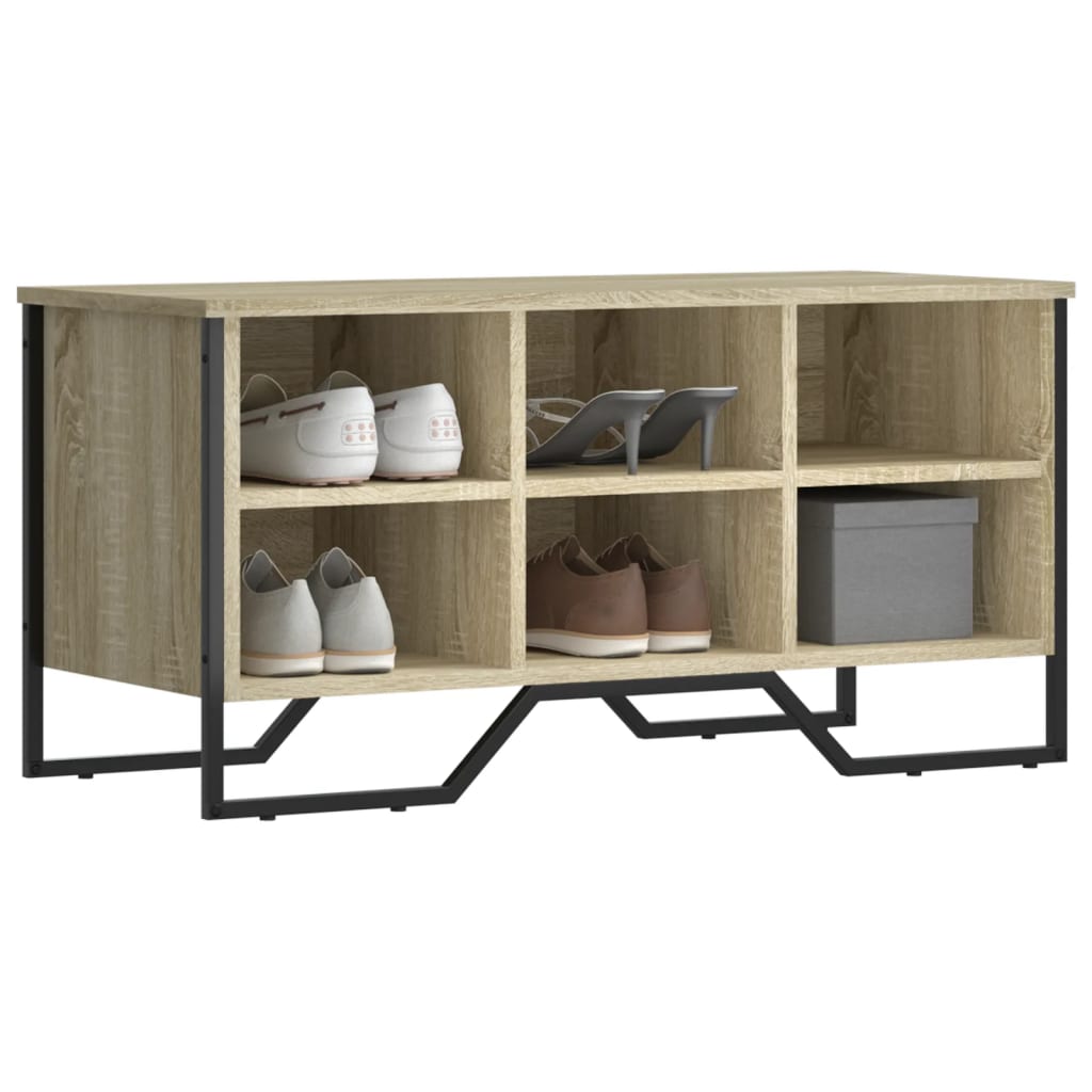 Skoreol 90X38X61,5 Cm Konstrueret Træ Sonoma-Eg