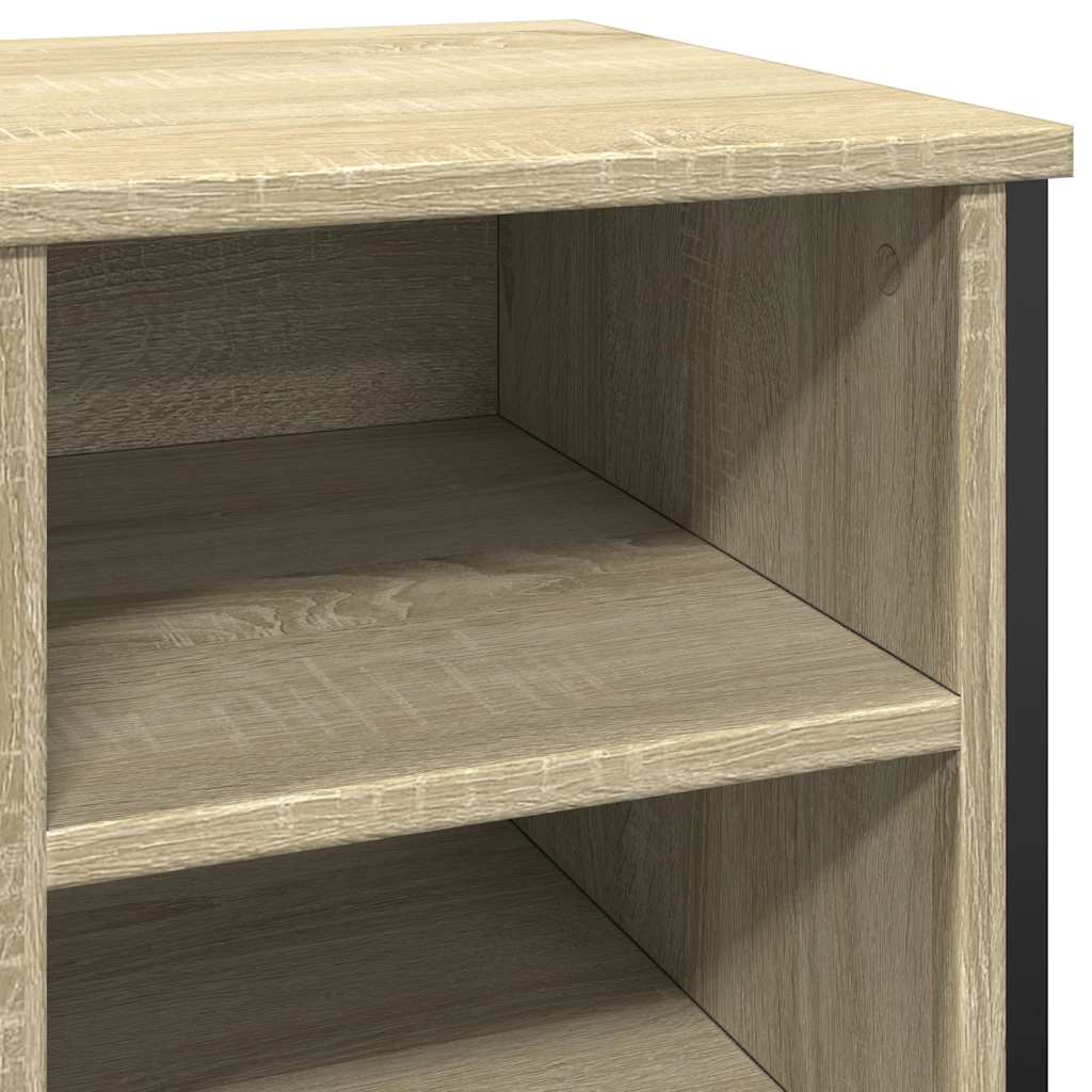 Skoreol 90X38X61,5 Cm Konstrueret Træ Sonoma-Eg