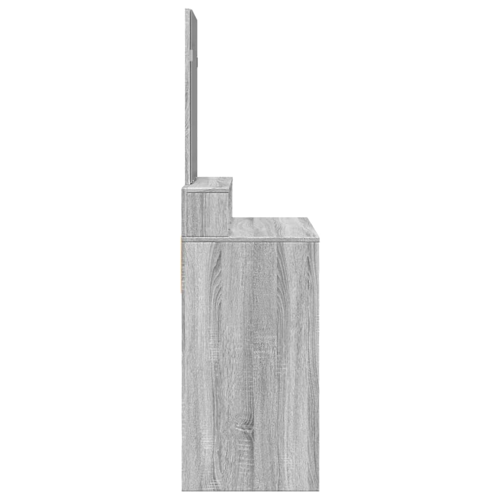 Makeupbord Med Spejl 80X41X144,5 Cm