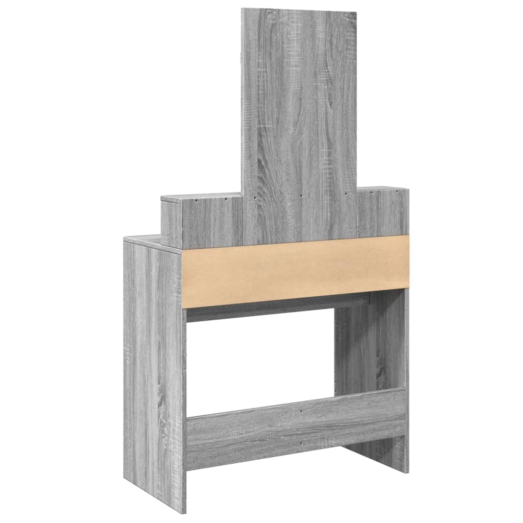 Makeupbord Med Spejl 80X41X144,5 Cm