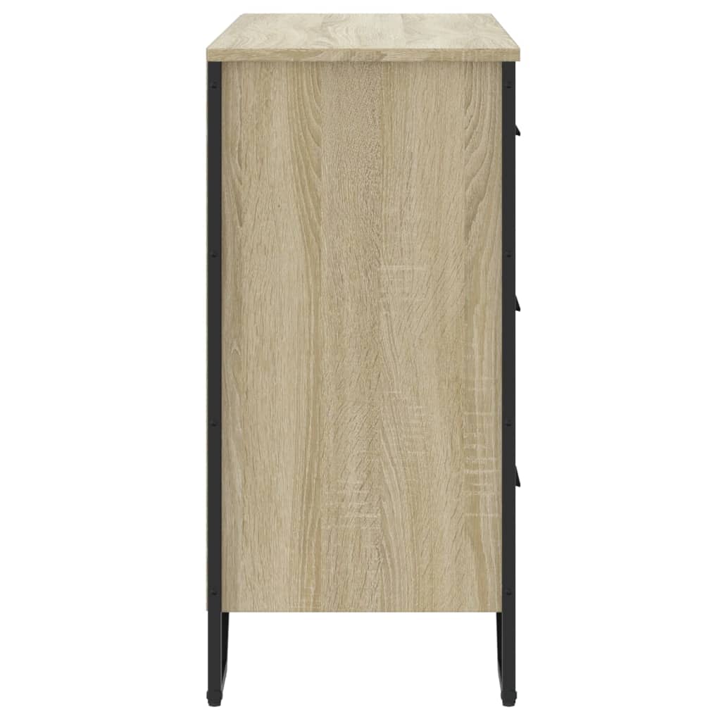 Kommode 91X35,5X74,5 Cm Konstrueret Træ