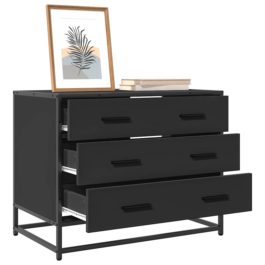 Kommode 70X41X56 Cm Konstrueret Træ Etræsfarve