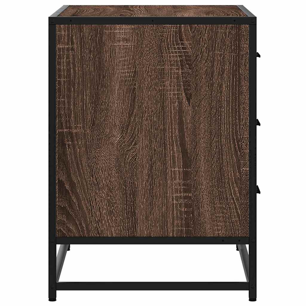 Kommode 70X41X56 Cm Konstrueret Træ Etræsfarve
