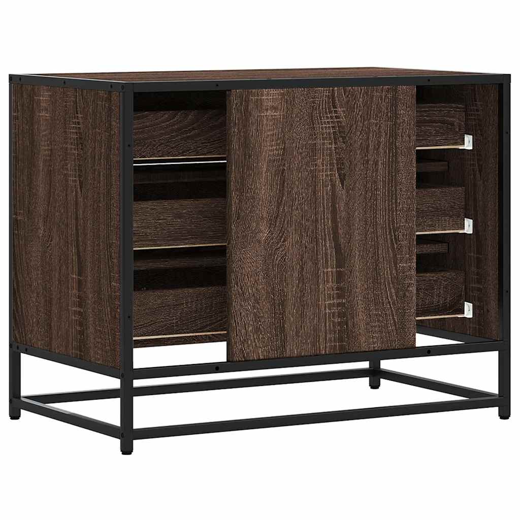 Kommode 70X41X56 Cm Konstrueret Træ Etræsfarve