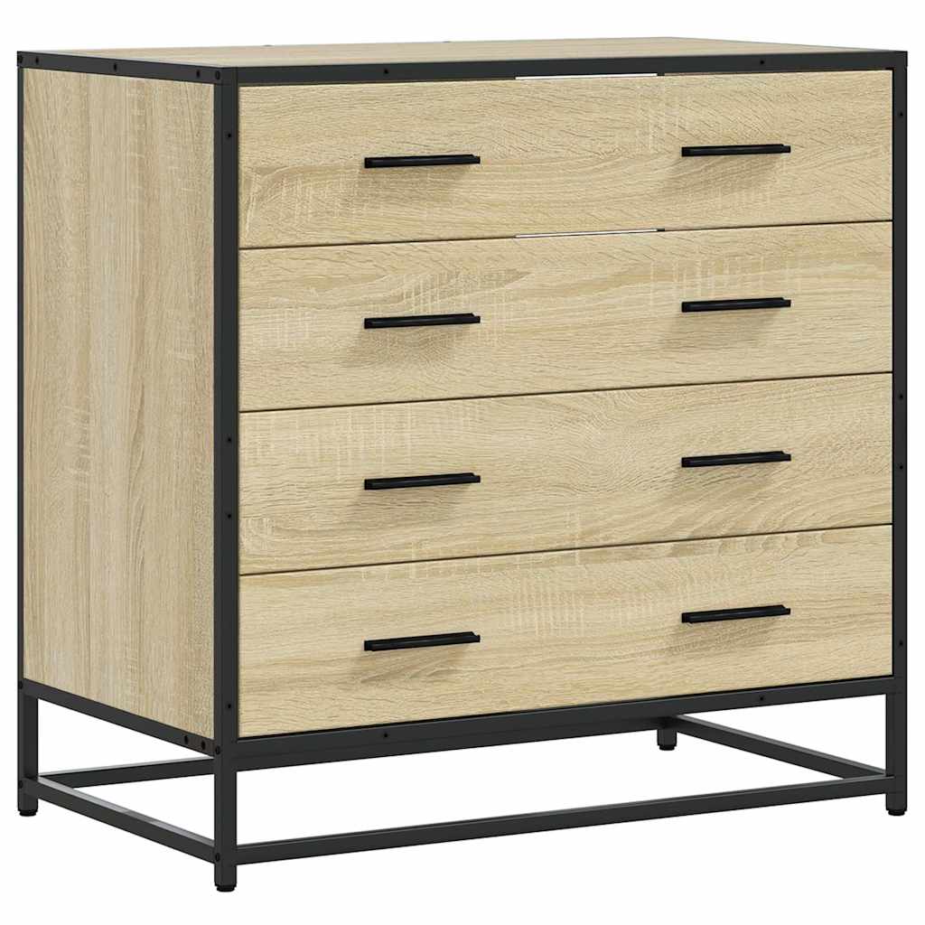 Skuffeskab 70X41X70 Cm Konstrueret Træ Etræsfarvet