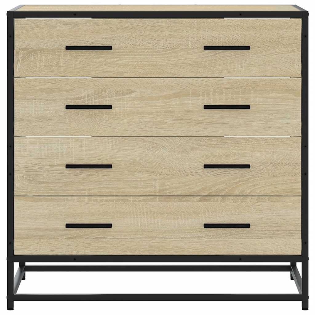 Skuffeskab 70X41X70 Cm Konstrueret Træ Etræsfarvet