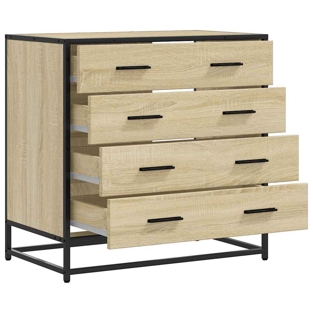 Skuffeskab 70X41X70 Cm Konstrueret Træ Etræsfarvet