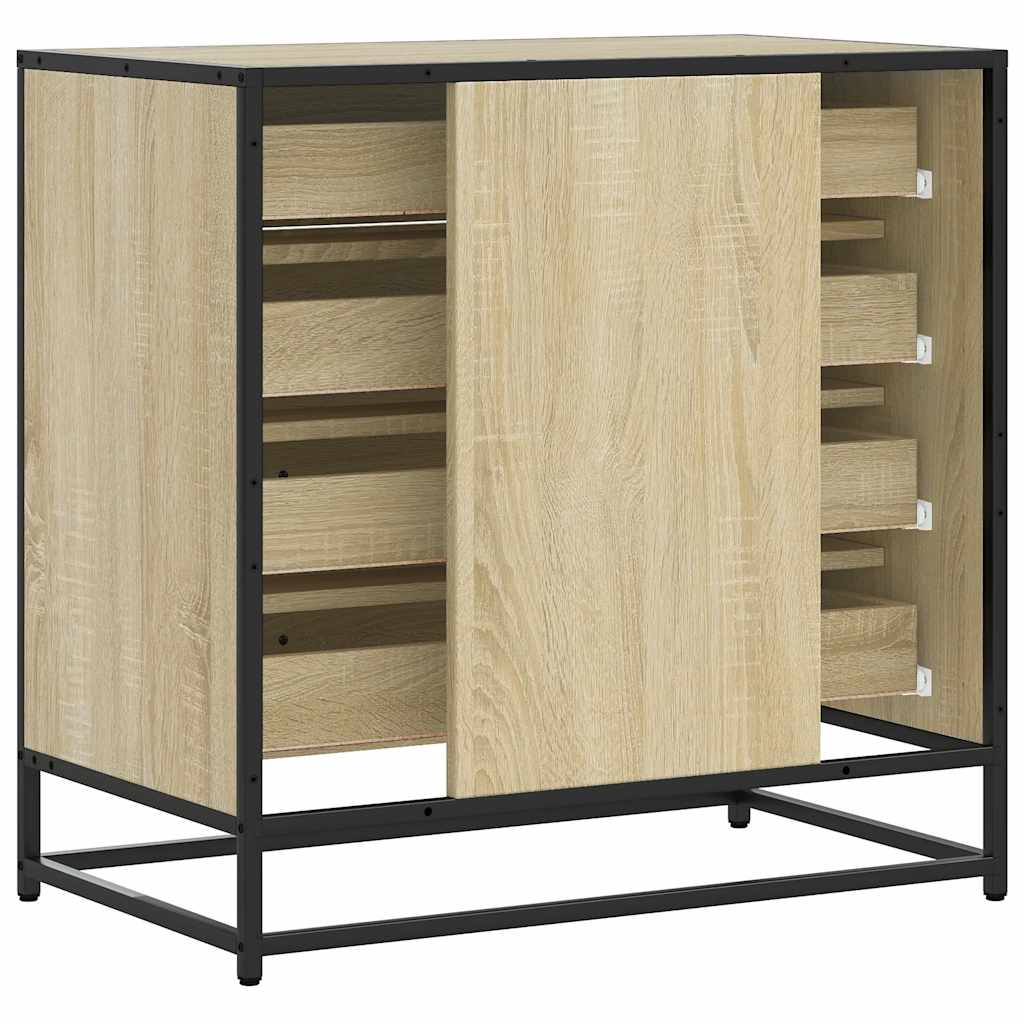 Skuffeskab 70X41X70 Cm Konstrueret Træ Etræsfarvet