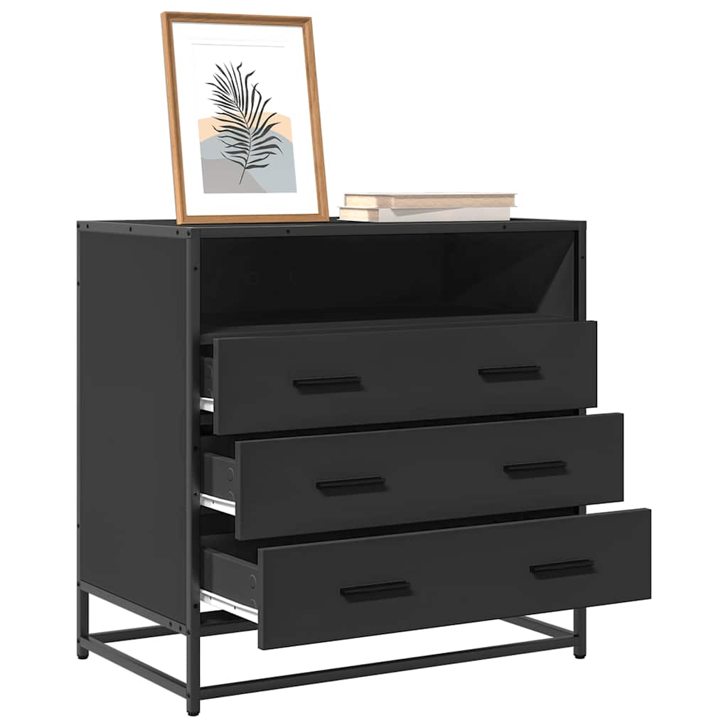 Kommode 70X41X70 Cm Konstrueret Træ Etræsfarve