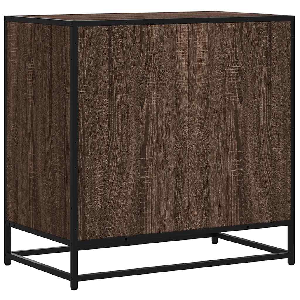 Kommode 70X41X70 Cm Konstrueret Træ Etræsfarve
