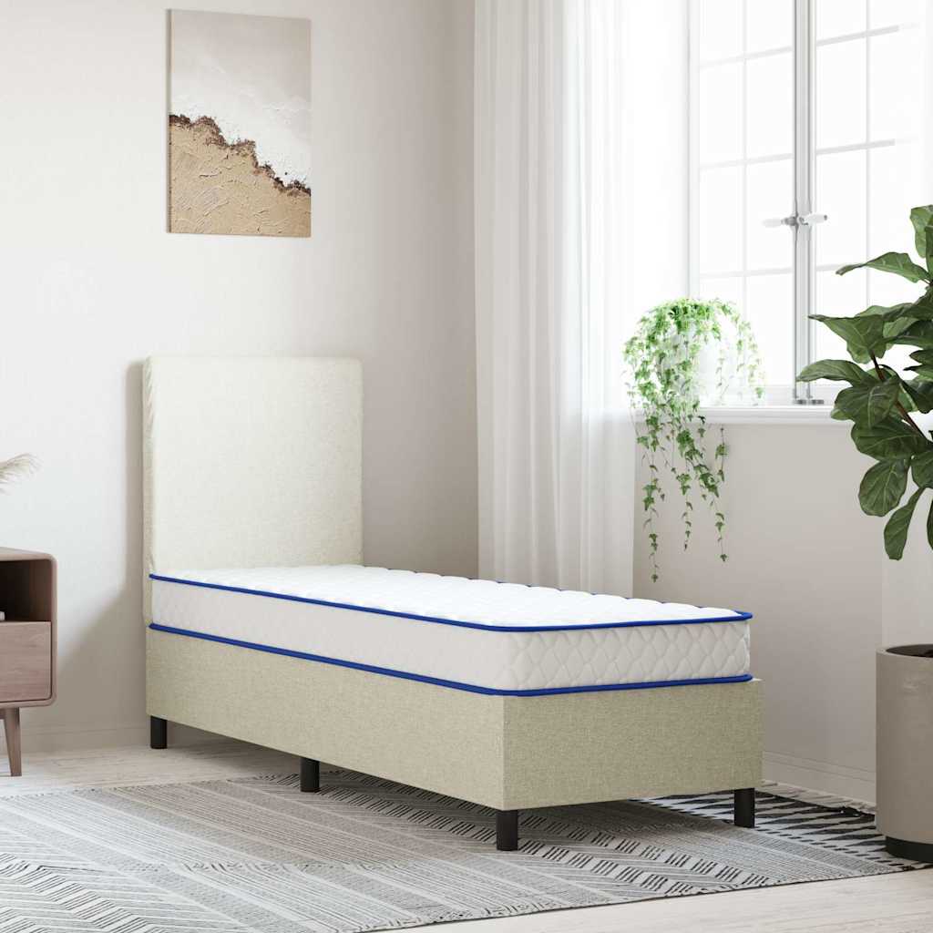 Madras 70X200X17 Cm Blød Memoryskum Hvid