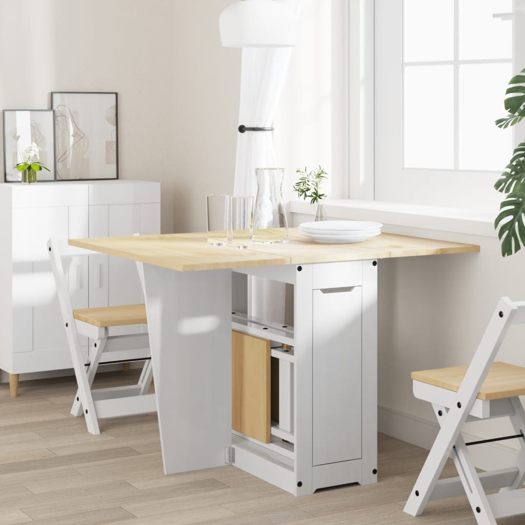 Spisebord Corona Foldbart Massivt Fyrretræ