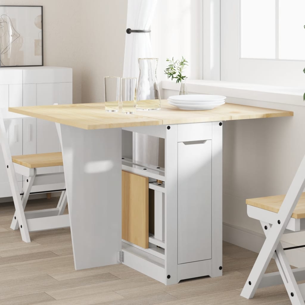 Spisebord Corona Foldbart Massivt Fyrretræ