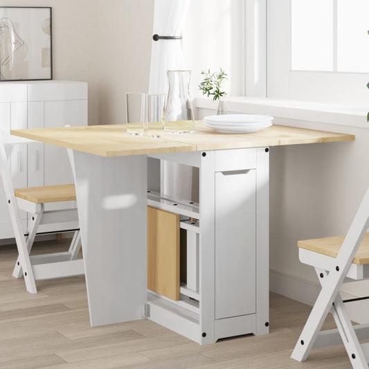Spisebord Corona Foldbart Massivt Fyrretræ