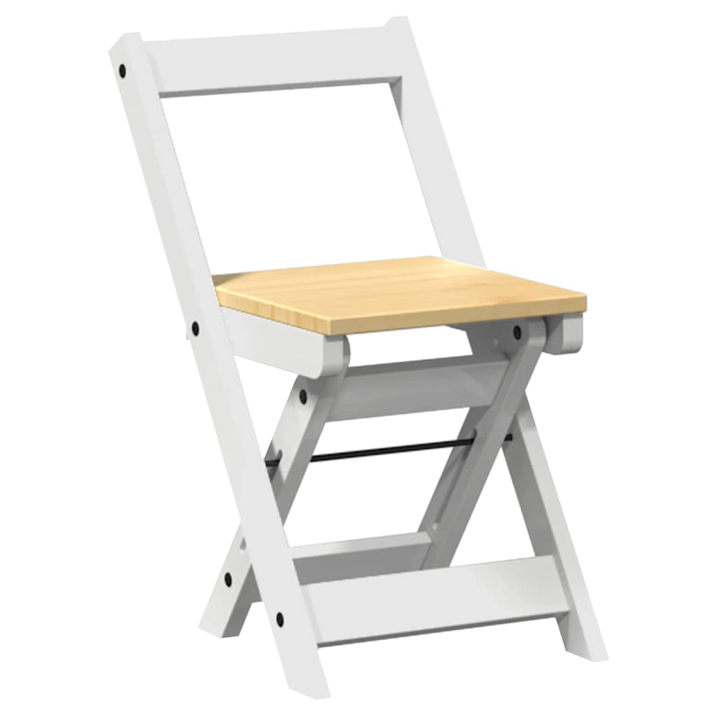Spisebordsstole 4 Stk. Corona Foldbare Massivt Fyrretræ