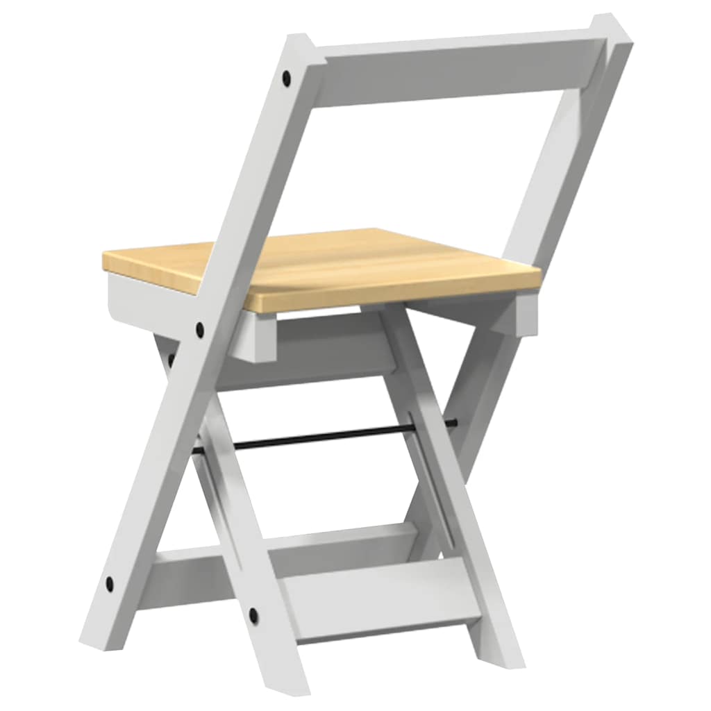 Spisebordsstole 4 Stk. Corona Foldbare Massivt Fyrretræ