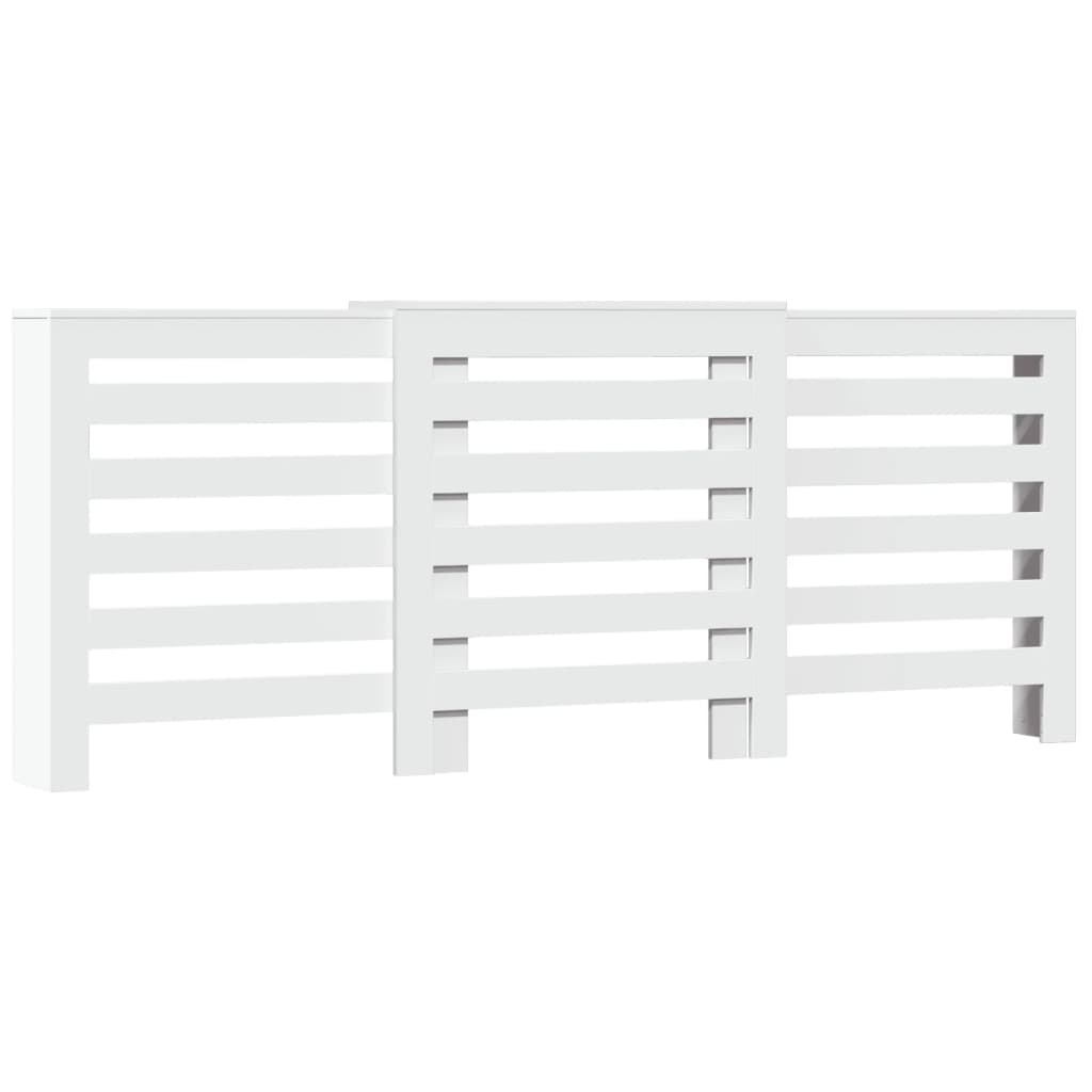 Radiatorskjuler 205X21,5X83,5 Cm Konstrueret Træ Hvid