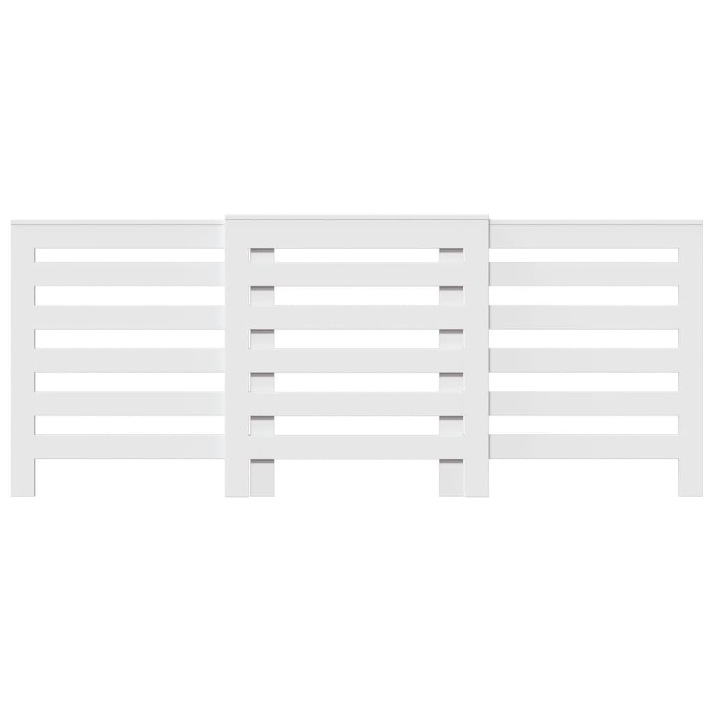 Radiatorskjuler 205X21,5X83,5 Cm Konstrueret Træ Hvid