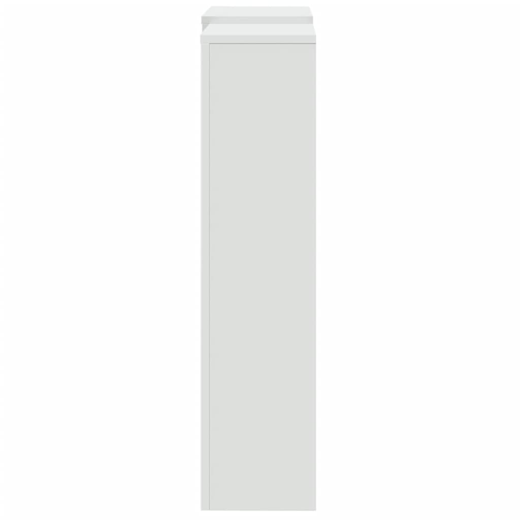 Radiatorskjuler 205X21,5X83,5 Cm Konstrueret Træ Hvid