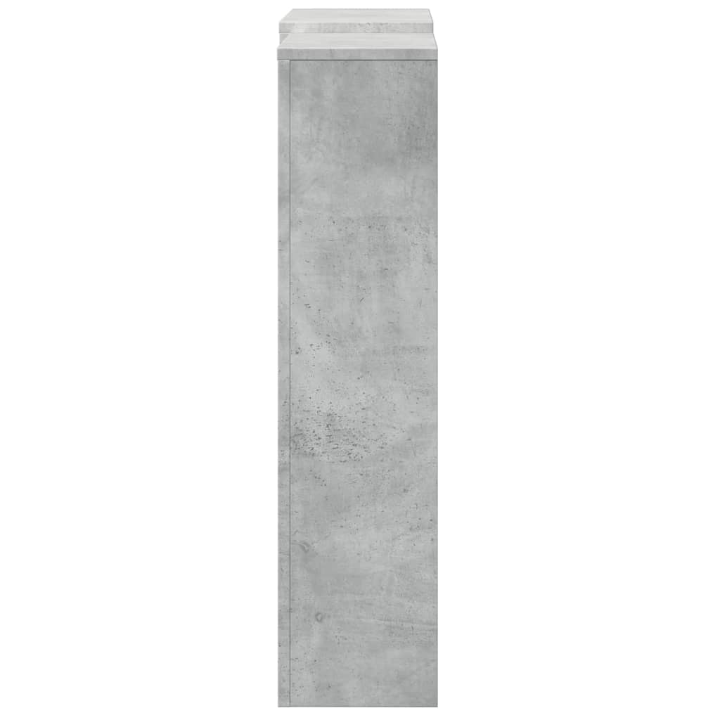 Radiatorskjuler 205X21,5X83,5 Cm Konstrueret Træ Betongrå