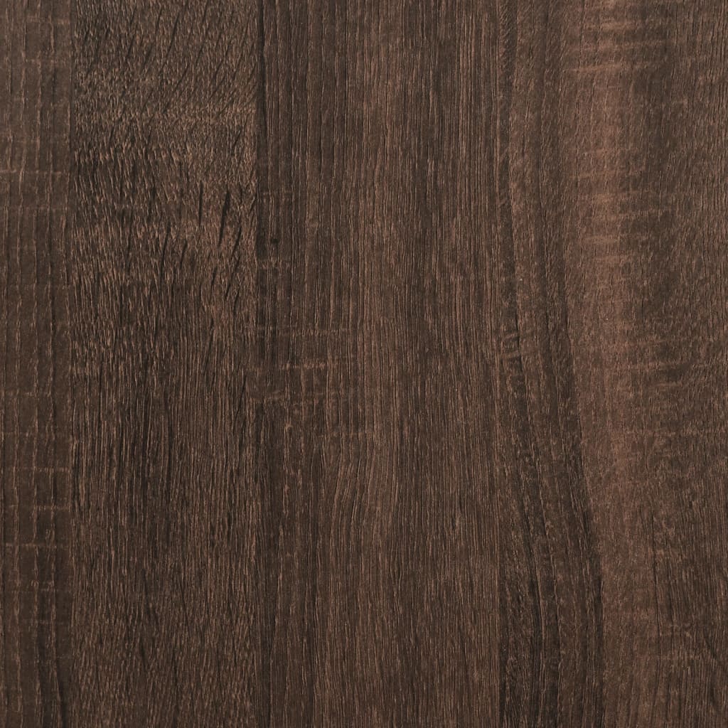 Radiatorskjuler 78X20X82 Cm Konstrueret Træ Etræ Brun Eg