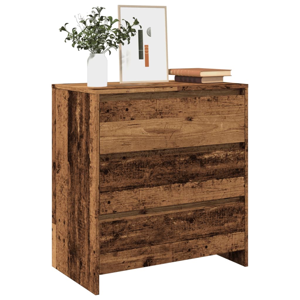 Skænk 70X41X75 Cm Konstrueret Træ Etræsfarve