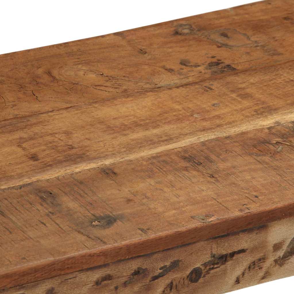 Bænk Naturfarvet 110 X 35 X 46 Cm Genbrugt Gammelt Træ