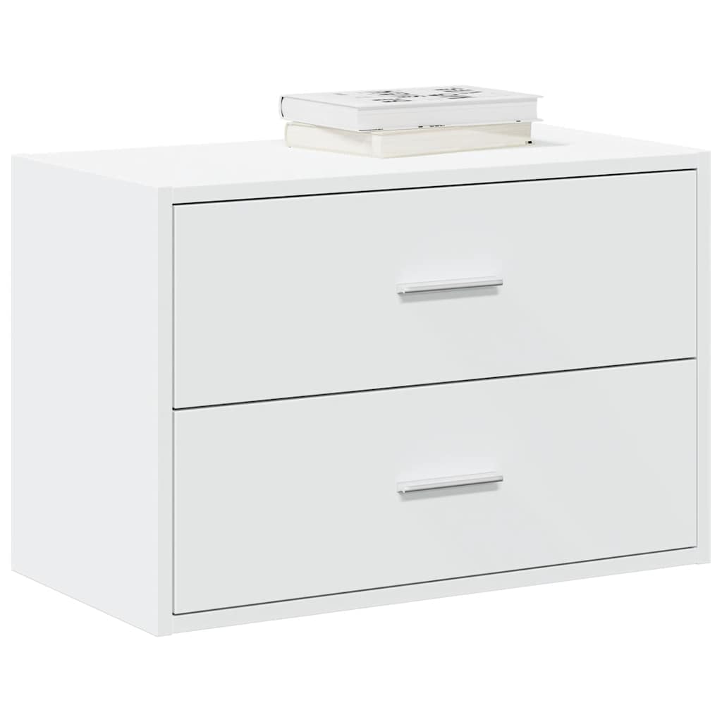 Skabe Med 2 Skuffer 2 Stk. 60X31X40 Cm Konstrueret Træ