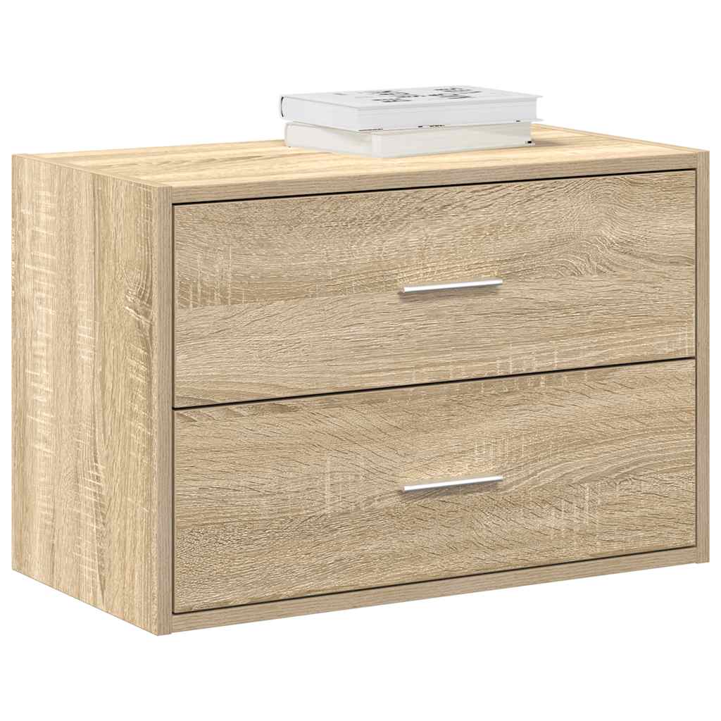 Skabe Med 2 Skuffer 2 Stk. 60X31X40 Cm Konstrueret Træ