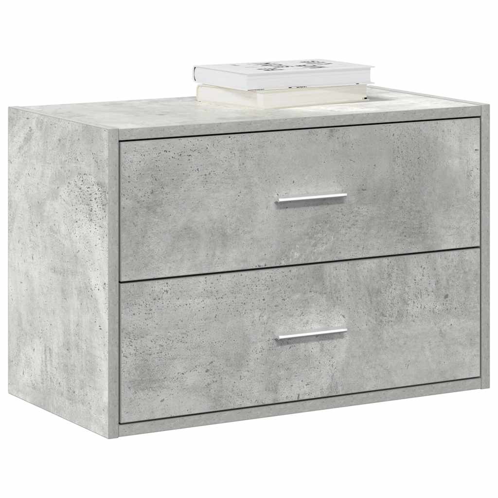 Skabe Med 2 Skuffer 2 Stk. 60X31X40 Cm Konstrueret Træ