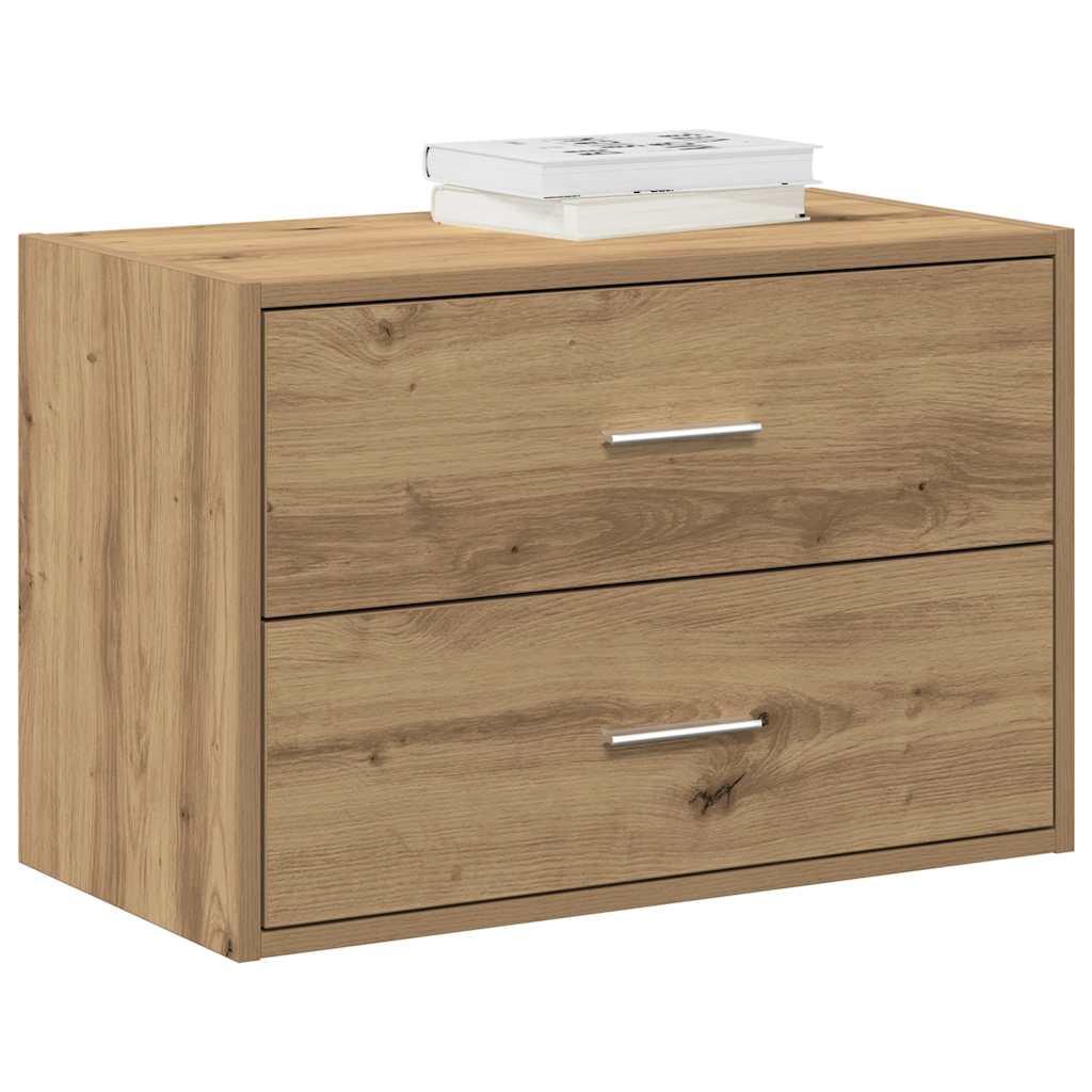 Skabe Med 2 Skuffer 2 Stk. 60X31X40 Cm Konstrueret Træ