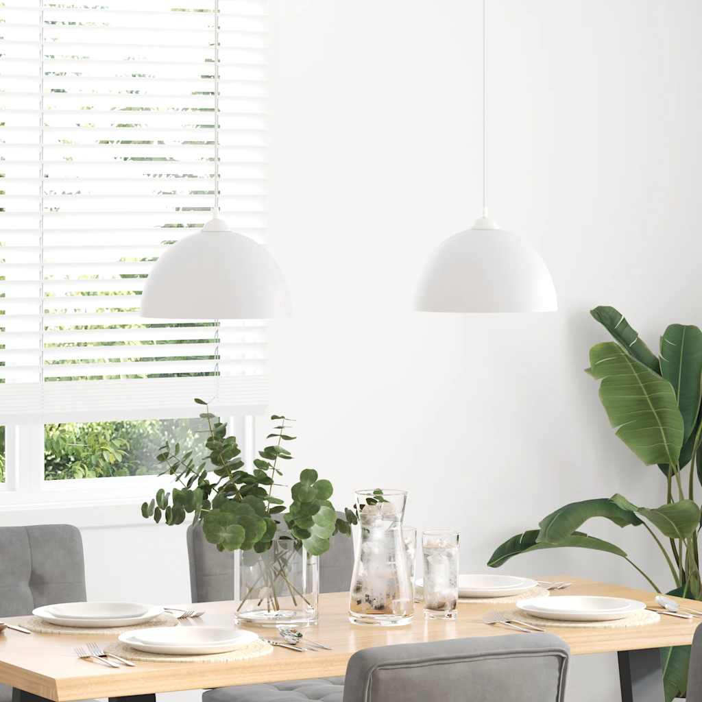 Pendellamper 2 Stk Højdejusterbar E27 Ø 30 Cm Metal