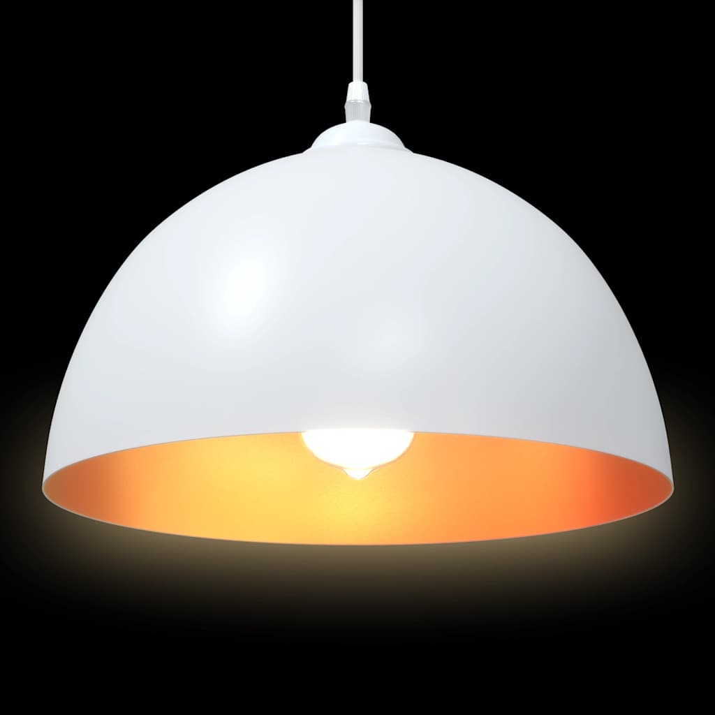 Pendellamper 2 Stk Højdejusterbar E27 Ø 30 Cm Metal