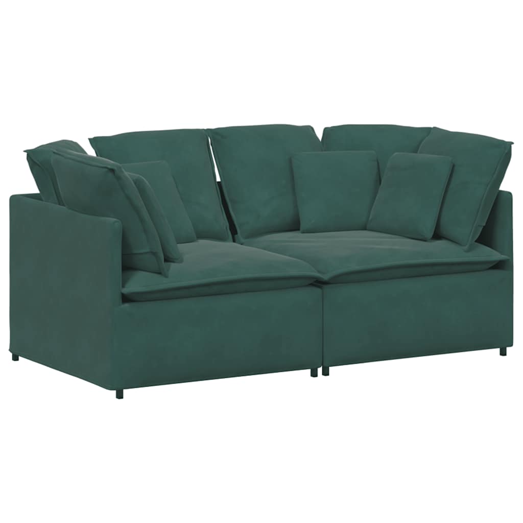 Modulsofa Med Hynder Fløjl