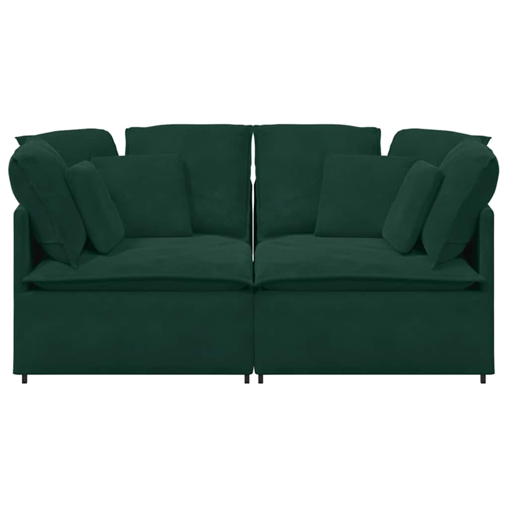 Modulsofa Med Hynder Fløjl