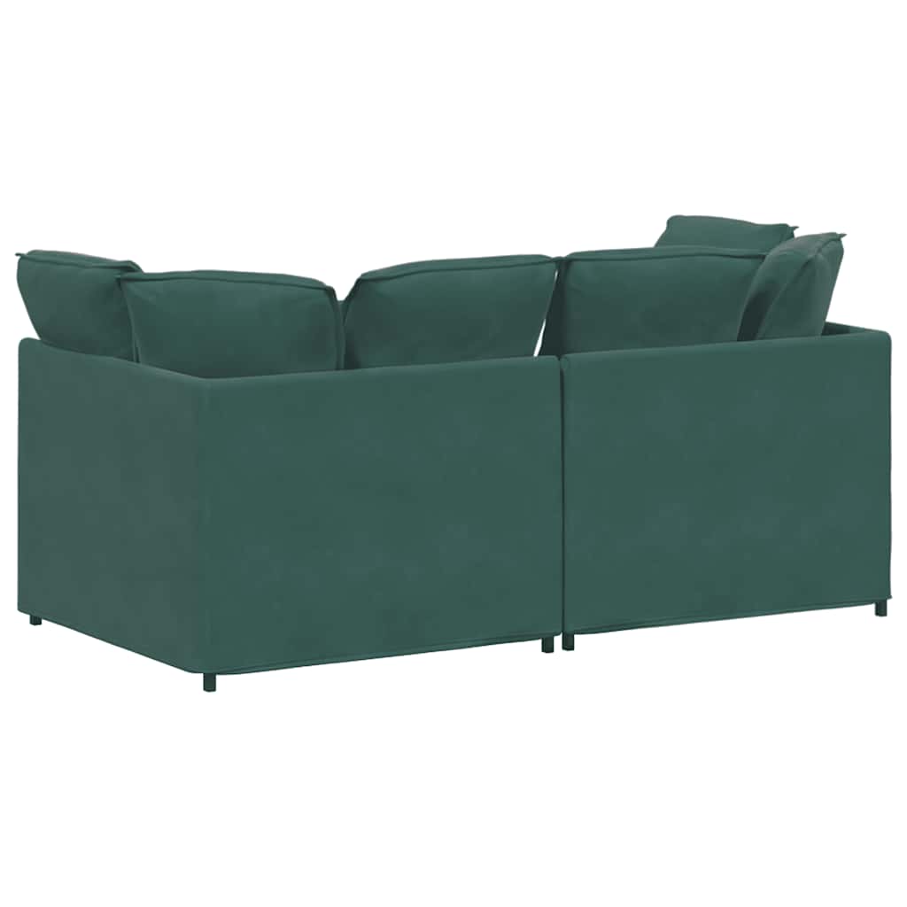 Modulsofa Med Hynder Fløjl