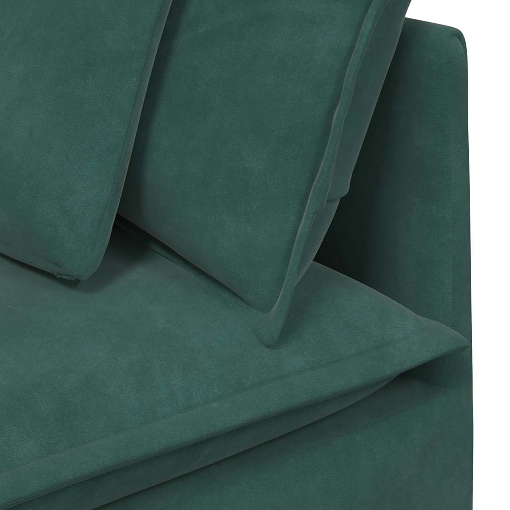 Modulsofa Med Hynder Fløjl