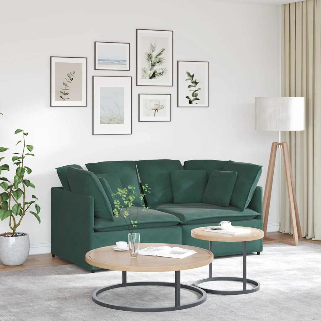 Modulsofa Med Hynder Fløjl