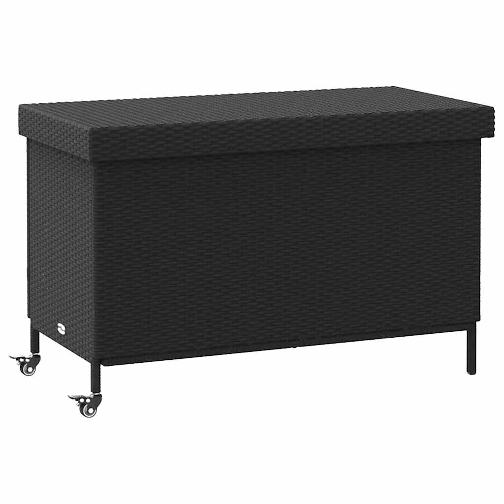 Opbevaringsboks Med Hjul Polyrattan
