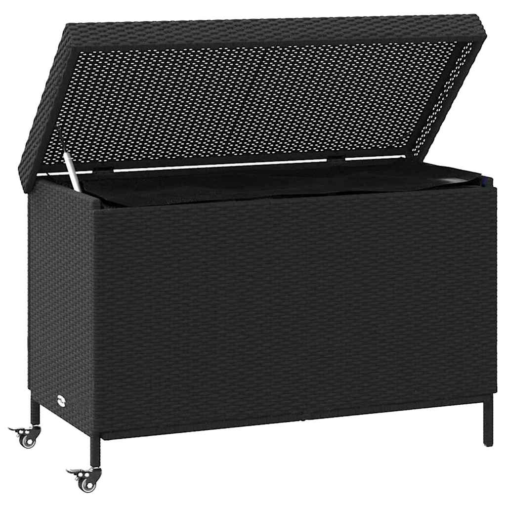 Opbevaringsboks Med Hjul Polyrattan