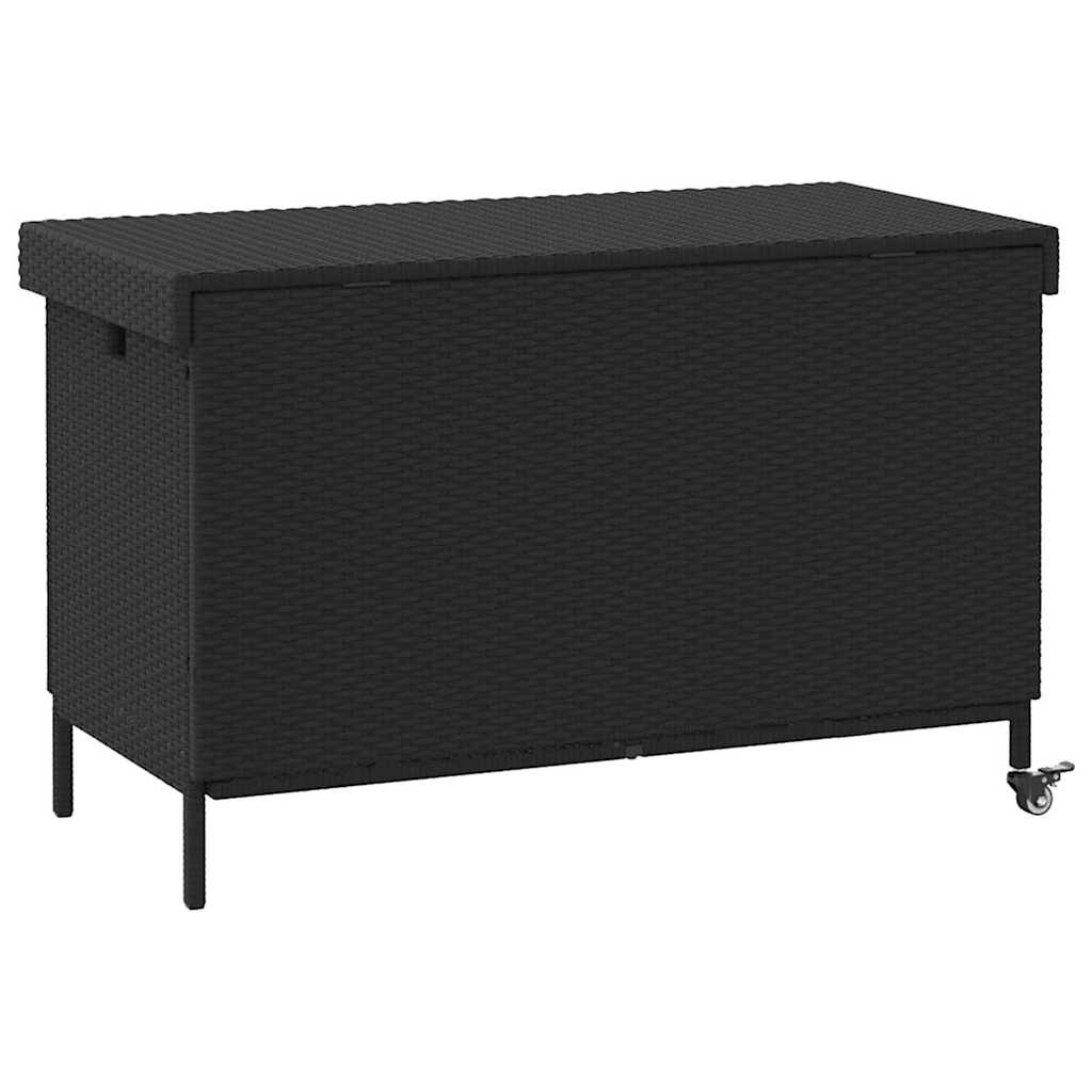 Opbevaringsboks Med Hjul Polyrattan