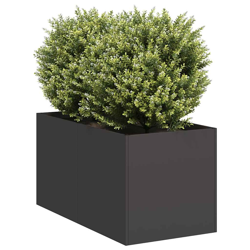 Plantekasse Stål Sort