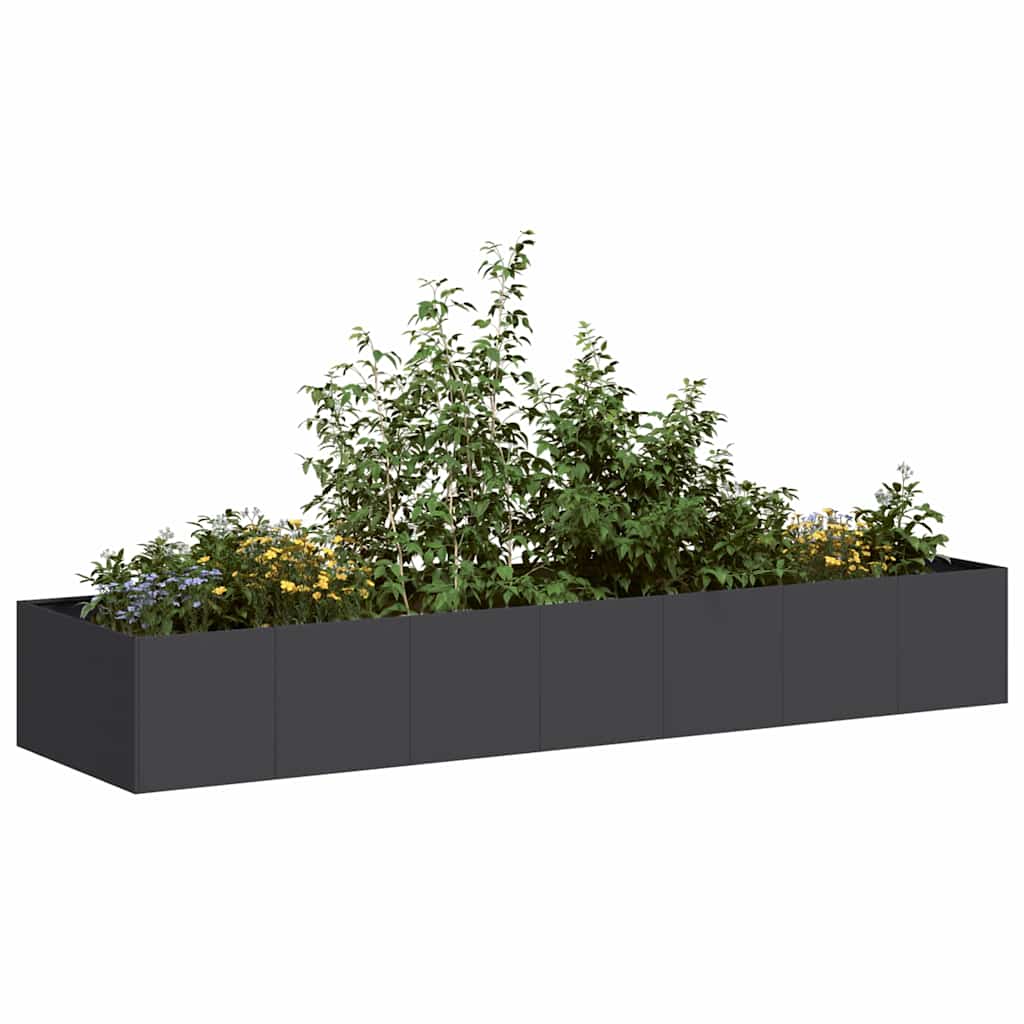 Plantekasse Stål Sort